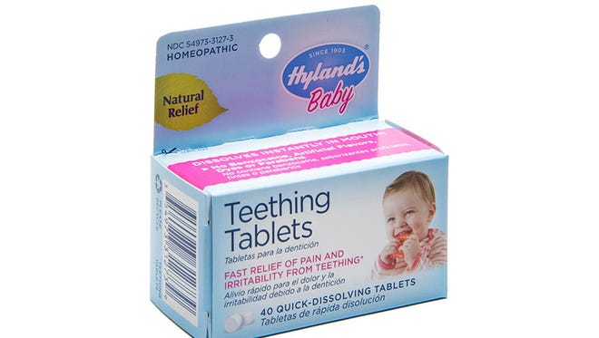 Hyland's Baby Teething Tablets.