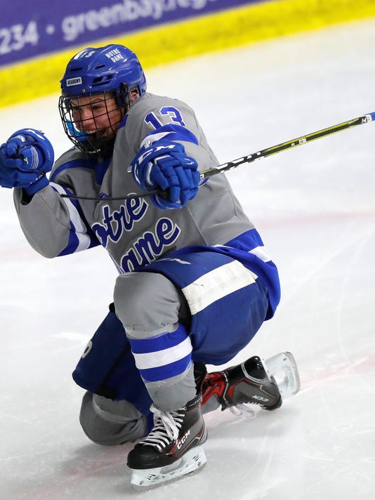 High School Hockey Notre Dames Poshak Commits To Northern