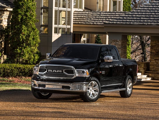   This photo provided by Fiat Chrysler shows the 2018 Ram 1500. (Courtesy of Fiat) Chrysler Automobiles North America via AP) 