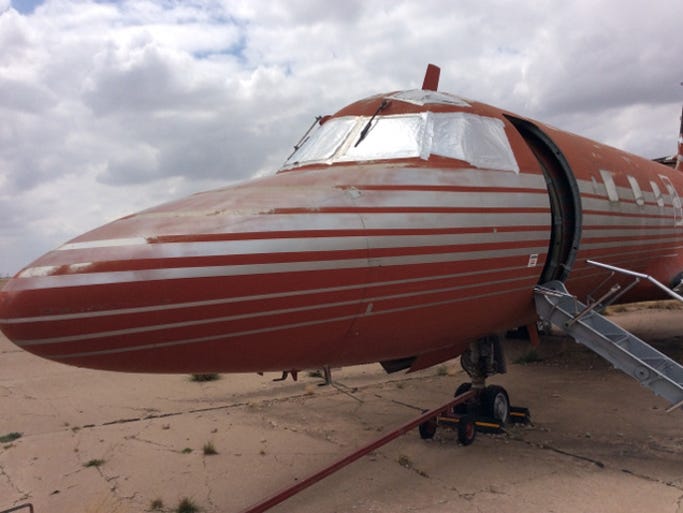 Elvis Presley's 1962 Lockheed Jetstar L1329 jet is up for auction