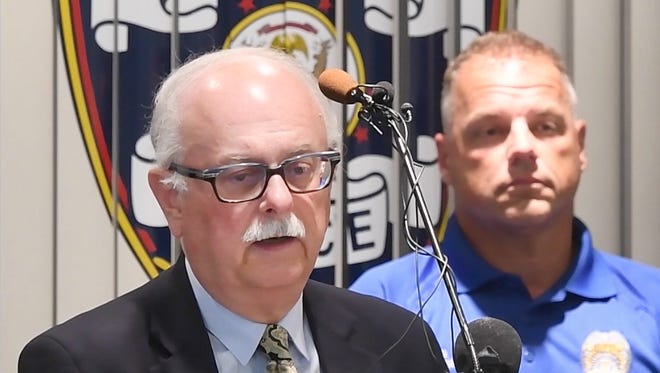 FILE: Dearborn Heights Mayor Dan Paletko at a 2016 press conference.