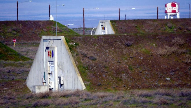 Bunkers housing chemical weapons at the Umatilla Army Chemical Depot in 2000. The weapons are since destroyed.