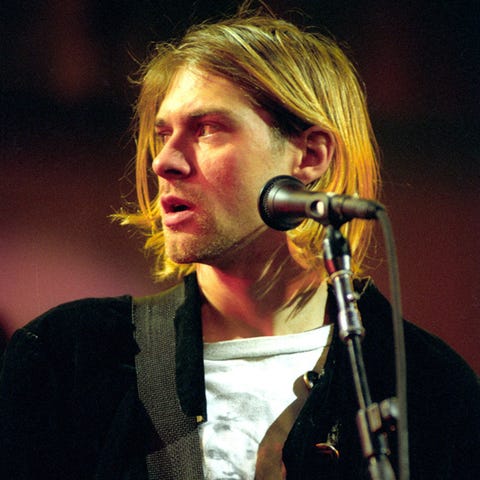 Nirvana recording "MTV Live and Loud: Nirvana Perf
