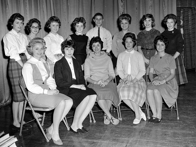 Vineland High School Honor Society. 1961.