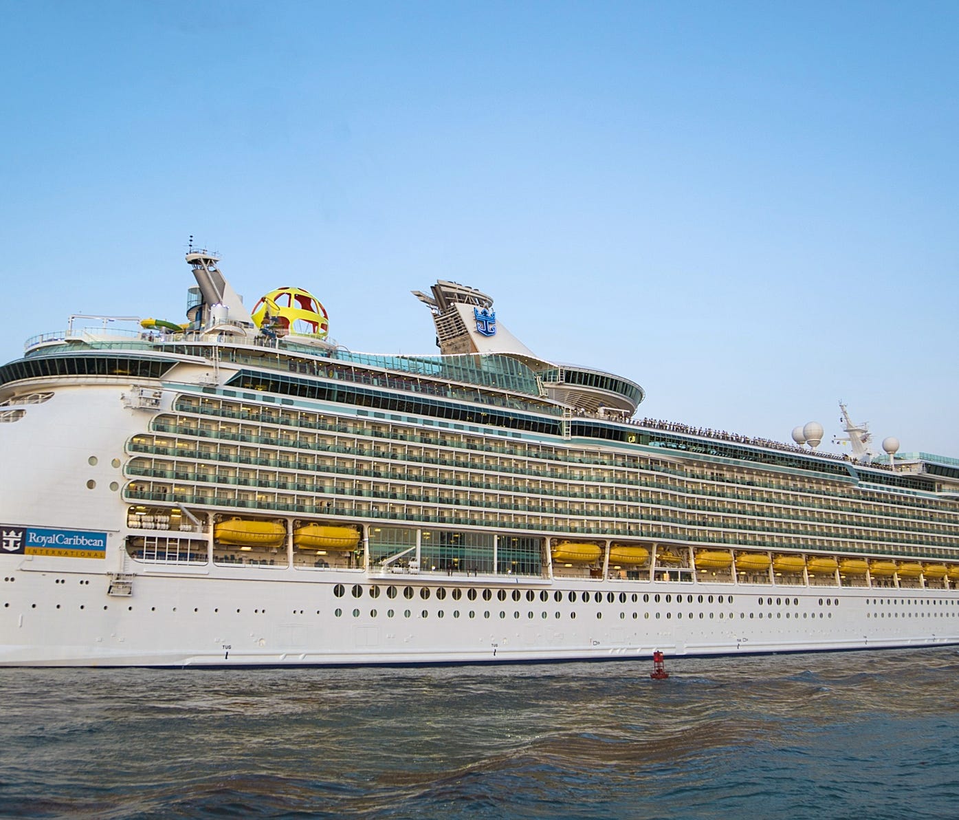 Royal Caribbean's 3,114-passenger Mariner of the Seas has emerged from a major, $120 million makeover that included the addition of new deck-top water slides, a FlowRider surfing pool, a virtual reality bungee trampoline experience and other fun-focu