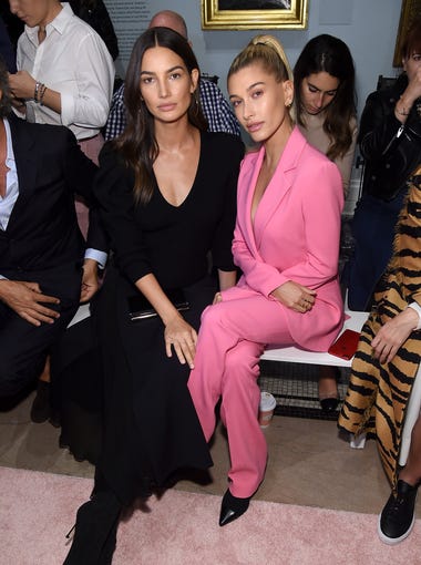 Lily Aldridge and Hailey Baldwin also attended.