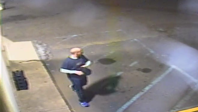 Police say this man used a handgun to rob a Pine Hill gas station.