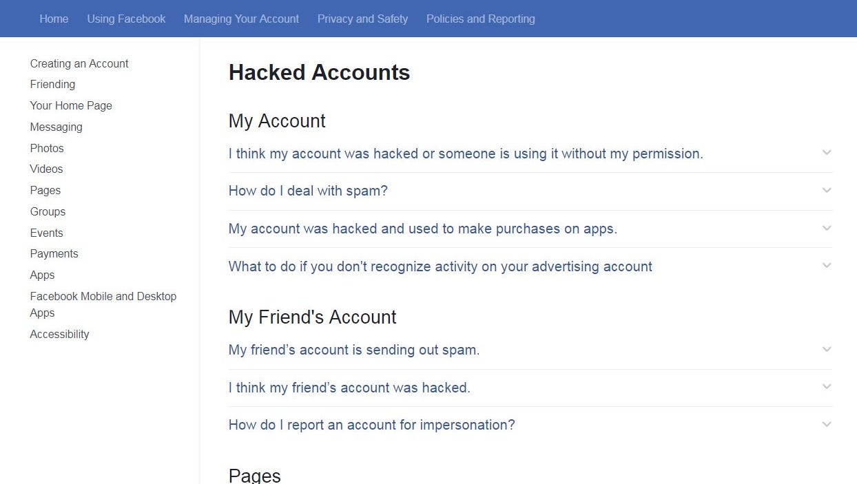 My boyfriend hacked my facebook