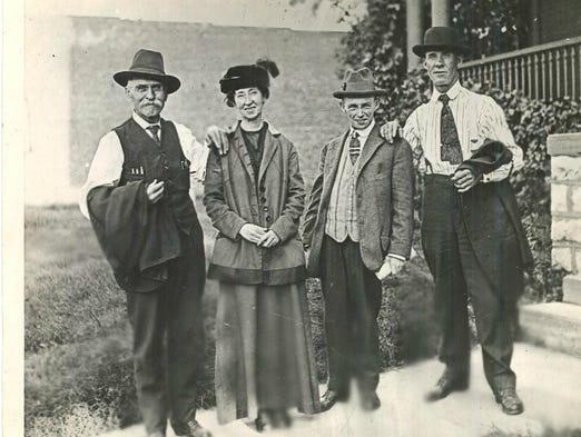 Left to right: John Montgomery, whose daughter and