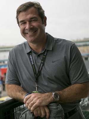 Joie Chitwood III, the executive vice president and chief operating officer of International Speedway Corp. poses for a portrait on Sat. Mar. 10, 2018 at ISM Raceway in Avondale, Ariz.