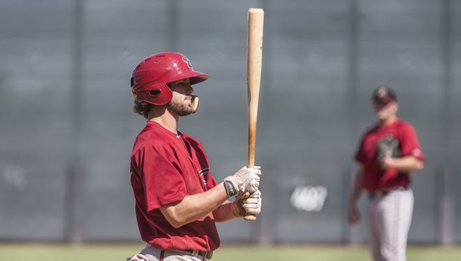 The Arizona Diamondbacks' first round pick Dansby Swanson plays in the instructional league at Salt River Fields on Monday, Sept. 28, 2015.