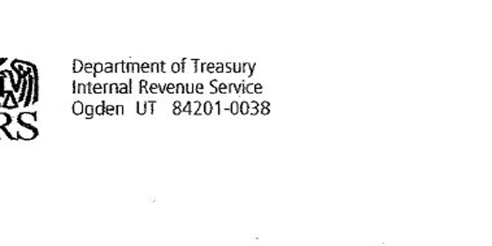 Fake irs letter tied to identity theft