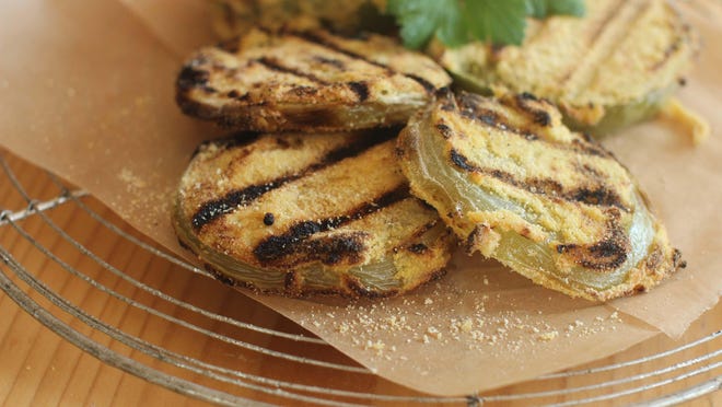Many restaurants serve fried green tomatoes as a side or an appetizer.
