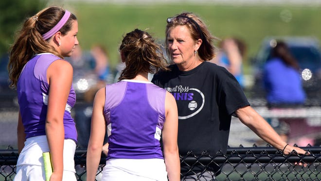 Fremont Ross coach Lisa Wolfe earned the 200th victory of her career Tuesday against St. Ursula.