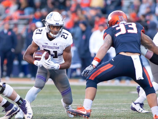 NCAA Football: Northwestern at Illinois