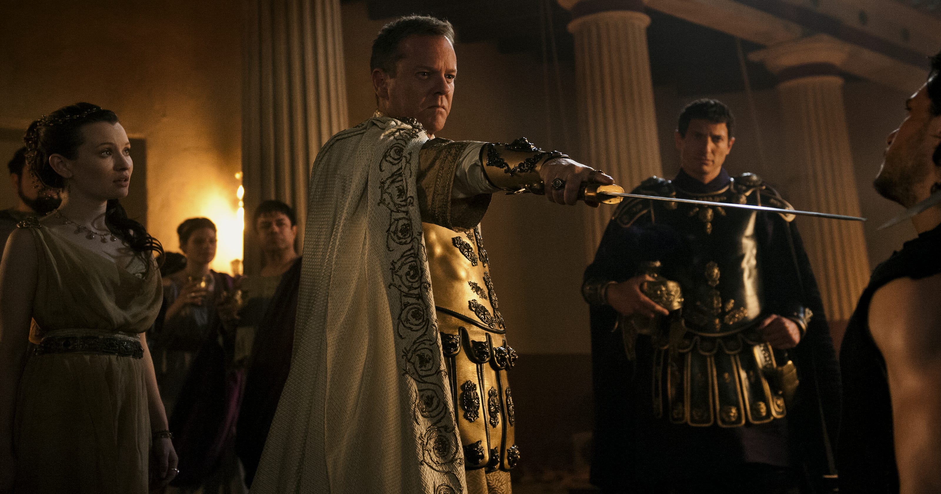 Sutherland gets creepy for 'Pompeii' bad guy