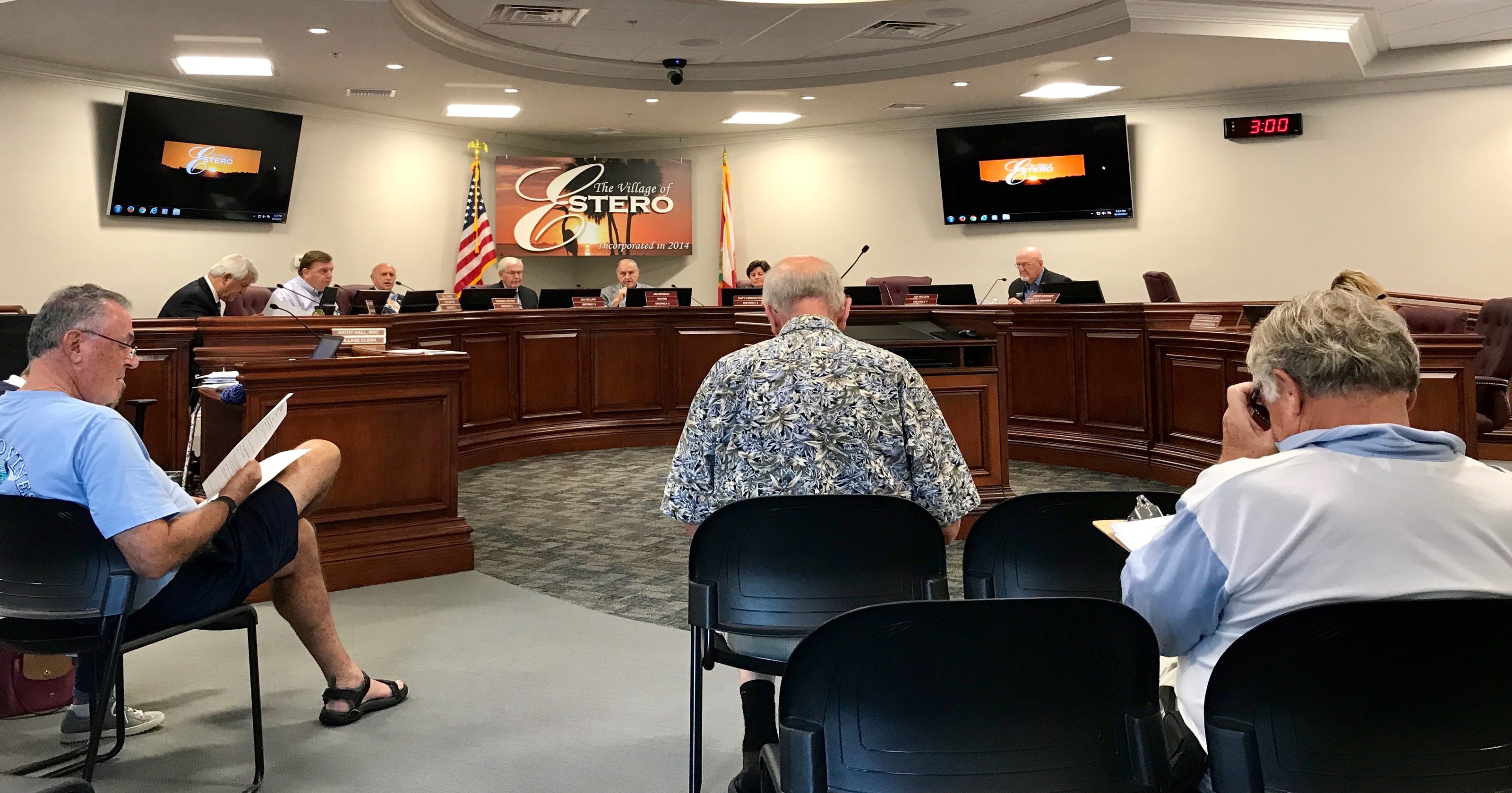 Estero Council Tentatively Approves Property Tax Rates Budget
