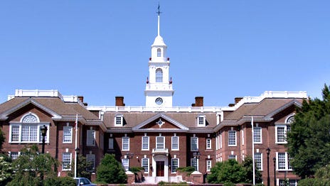 Legislative Hall in Dover is where Delaware lawmakers control government purse strings.