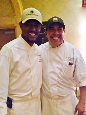 The Westin’s Executive Sous Chef Antwon Brinson (left) and Pinzimini Chef de Cuisine Juan Leon.