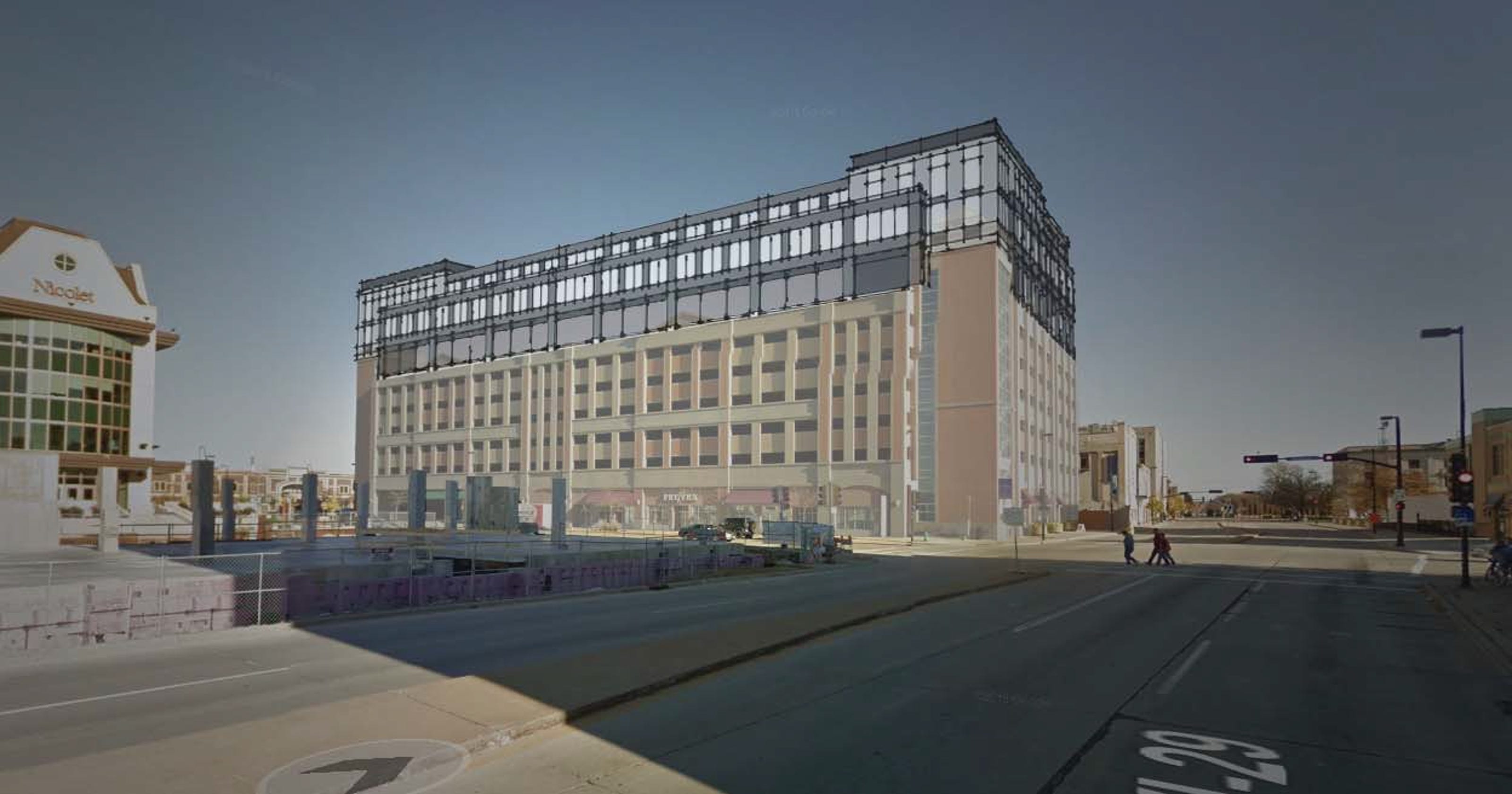 Cherry Street parking ramp apartments approved