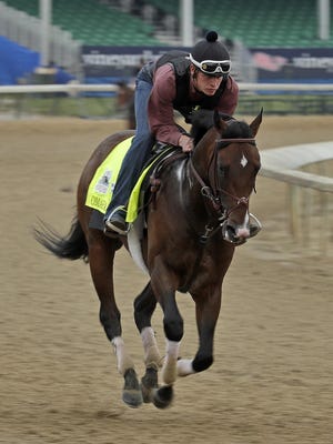 Omaha Beach is the 4-1 early favorite for the Kentucky Derby after drawing the No. 12 post position on Tuesday.
