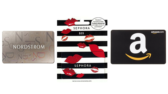 Best gifts for women: Gift cards