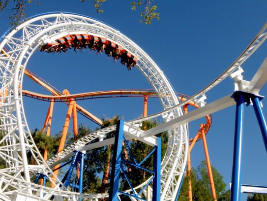Six Flags Magic Mountain's The New Revolution virtual