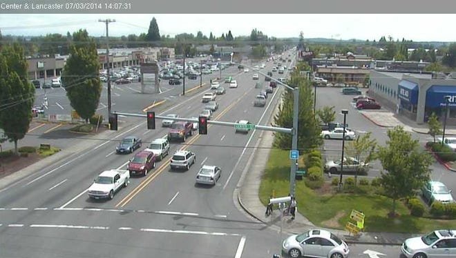 This image was taken from a traffic camera at the intersection of Lancaster Drive and Center Street NE.