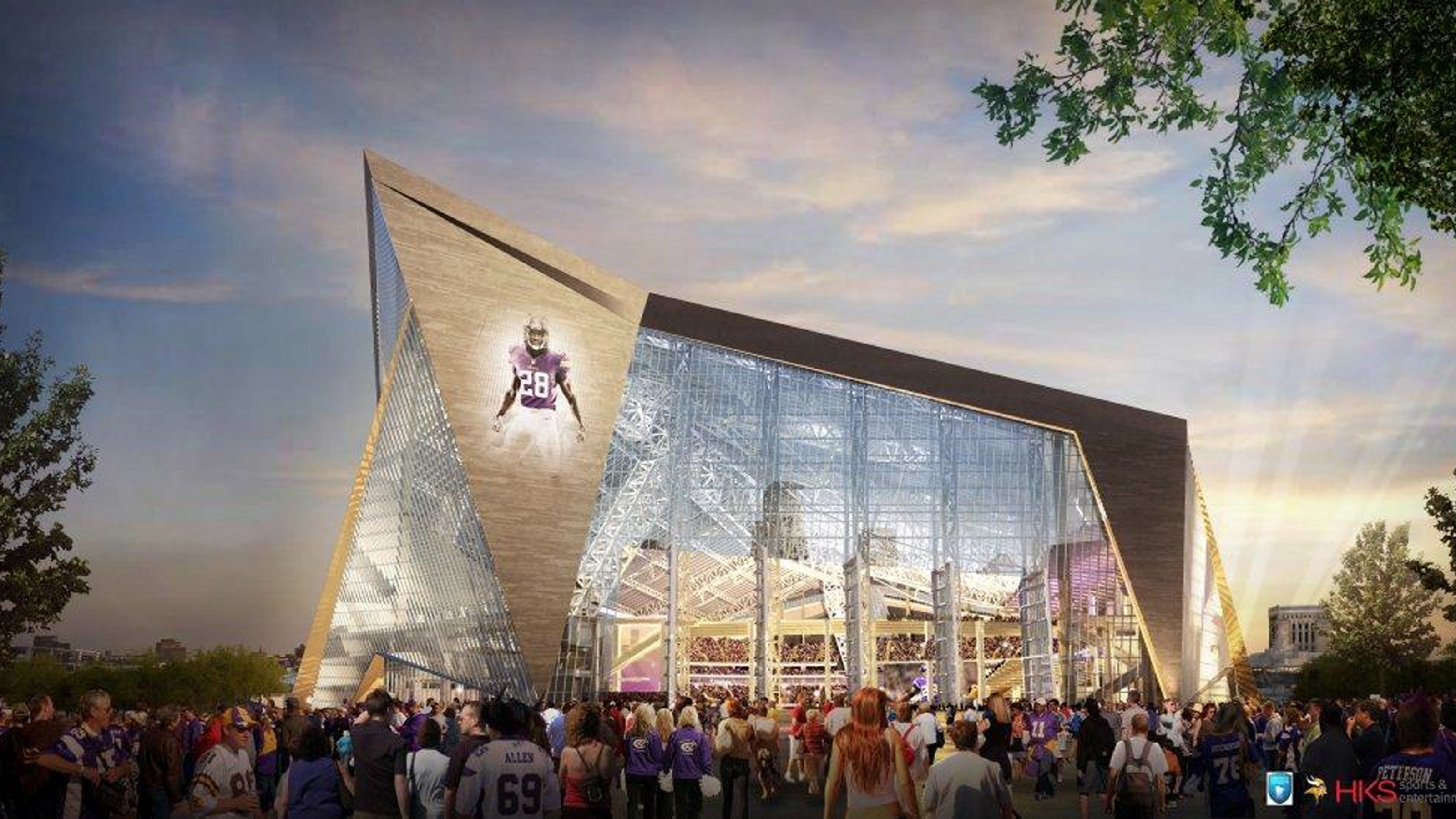 Minnesota Vikings unveil bold new stadium design