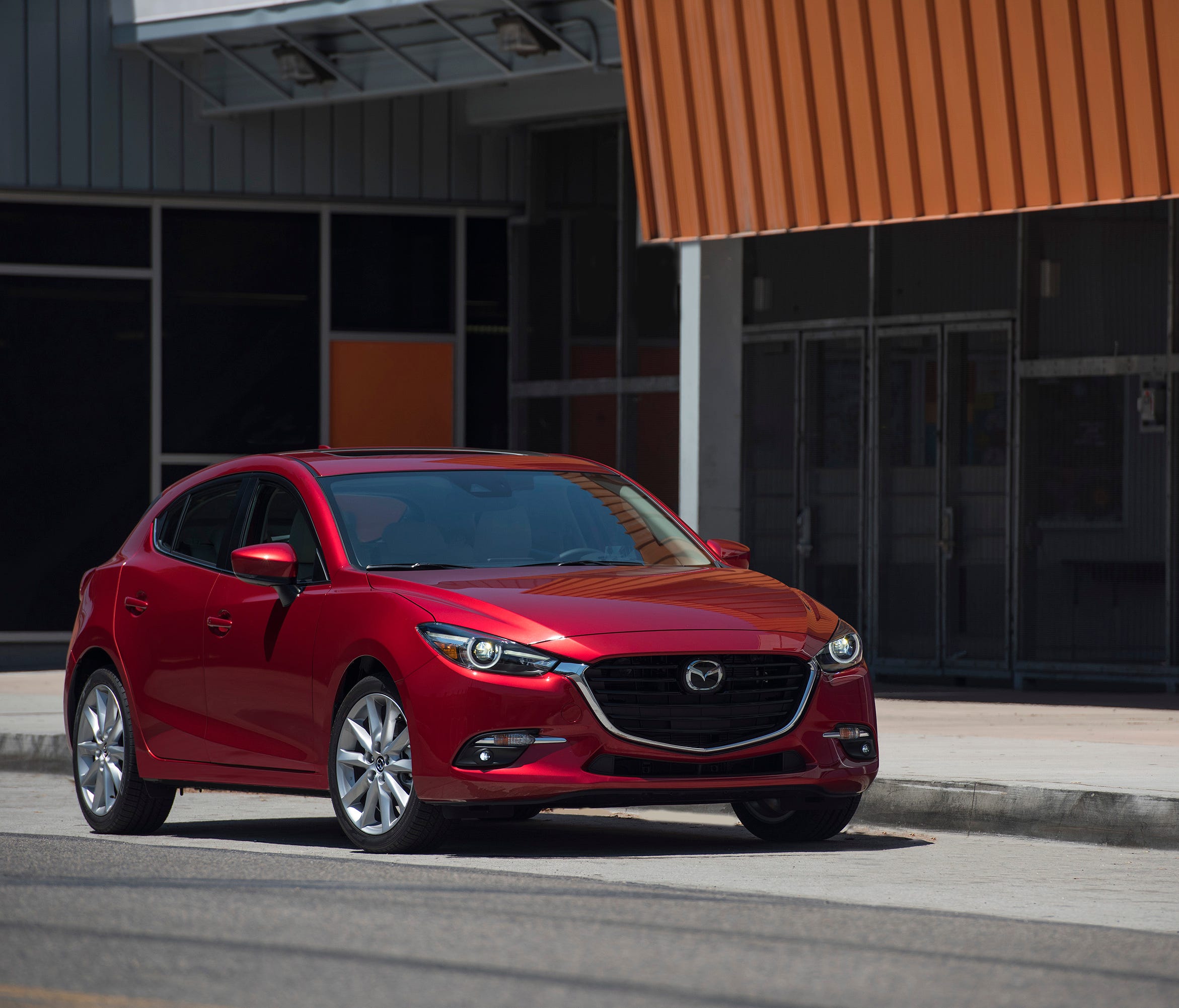 The 2017 Mazda 3.