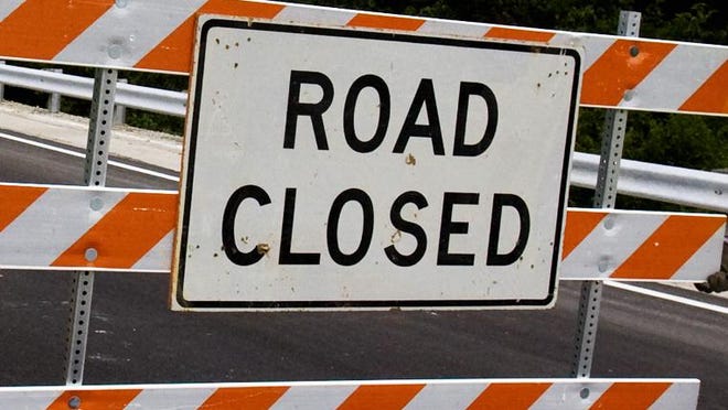 Road closed (File, The Courier-Journal)