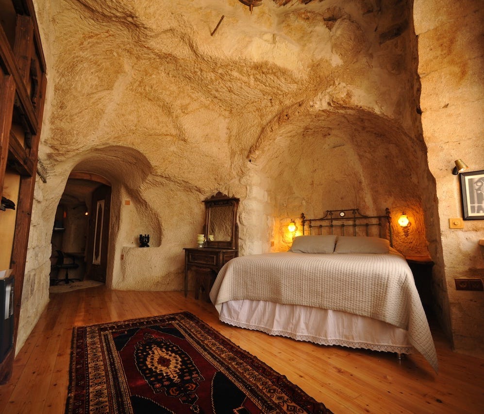 This one-bedroom rental in Cappadocia, Turkey, sleeps six and rents from $181 a night.