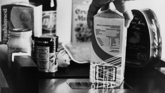 IBM's UPC code and scanners revolutionized the grocery industry.