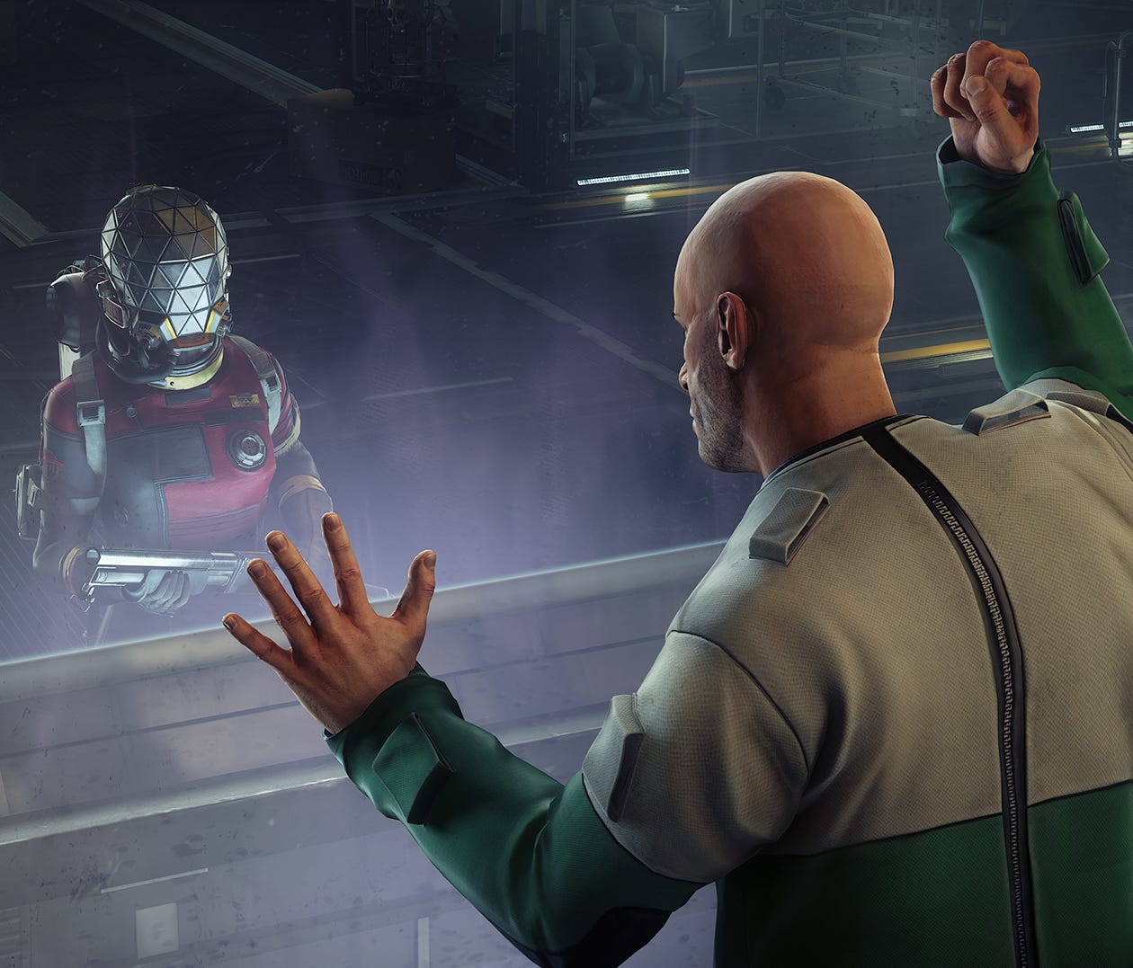 A scene from the video game 'Prey.'