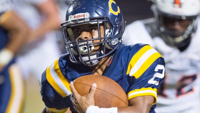 Carencro's Kendarius Poullard is hoping to produce more big plays for the Golden Bears' offense against No. 1 Neville on Friday at the CroDome.