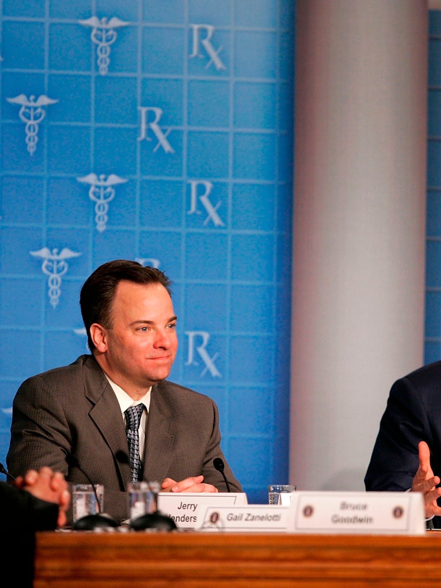 Former Food and Drug Administration Commissioner Mark McClellan is shown with former President George W. Bush in 2006.