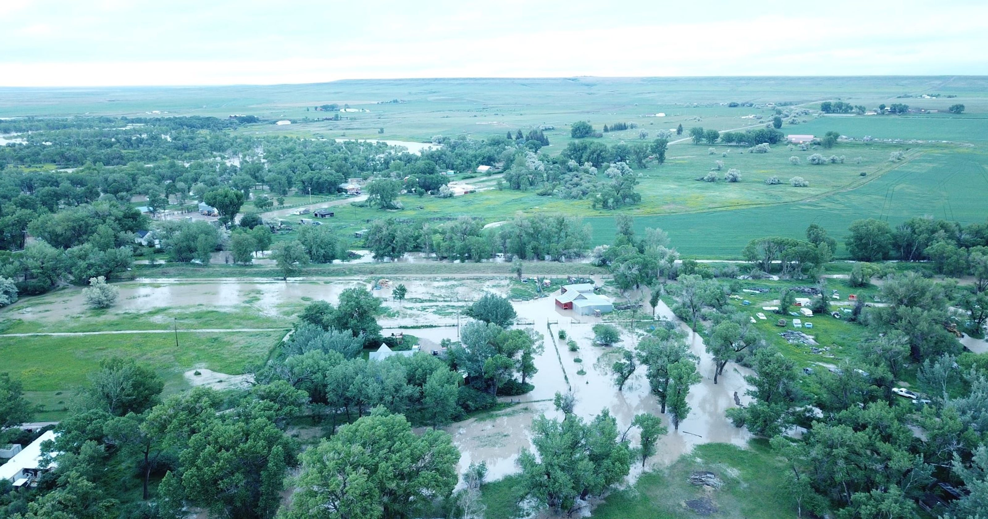 Montana flooding hits Missouri River in Great Falls and Cascade