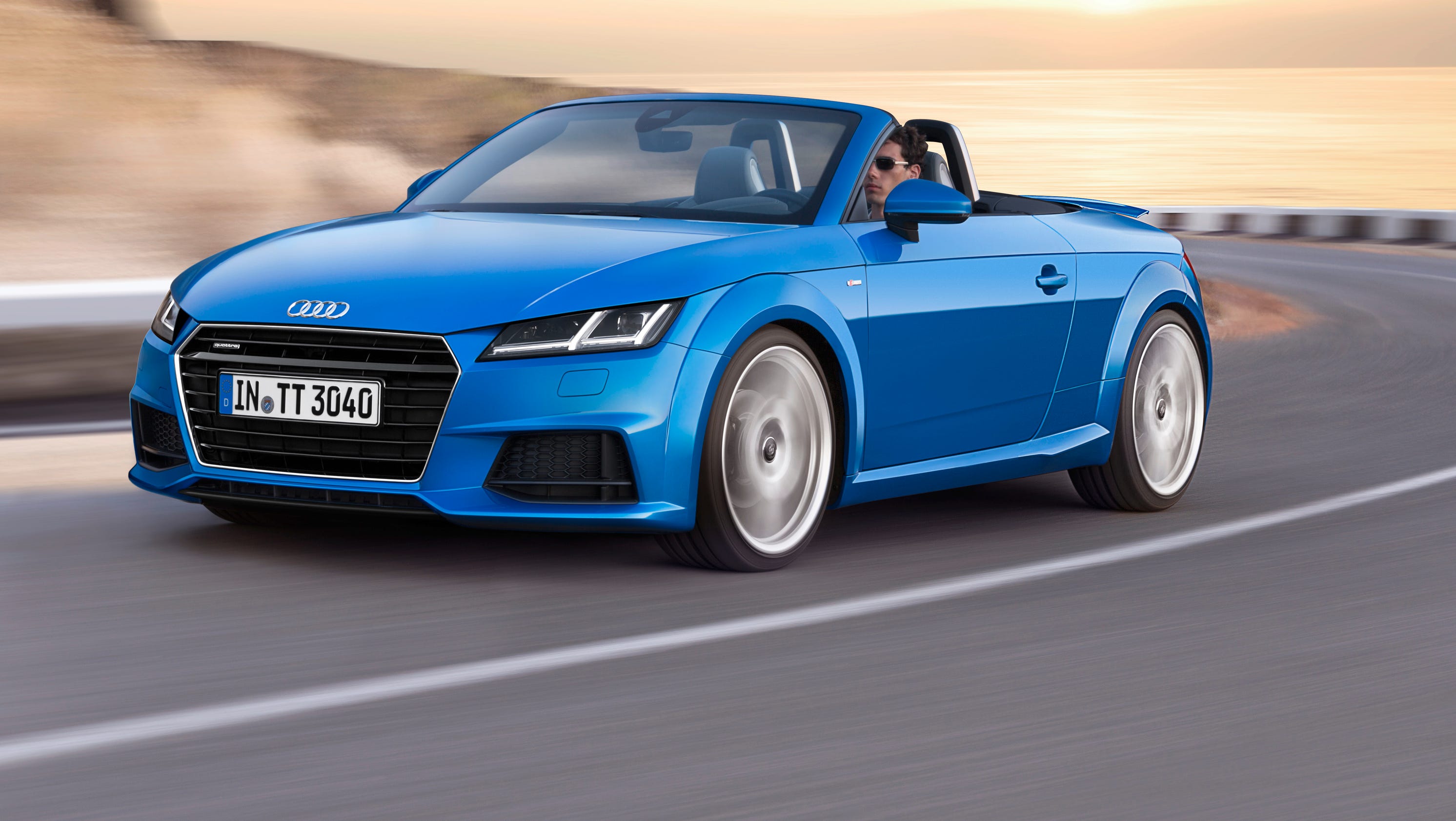Audi shows new TT convertible in Paris; U.S. must wait