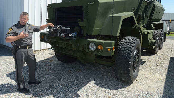 The Wicomico County Sheriff's Office acquired a Mine-Resistant Ambush Protected (MRAP) vehicle through the Department of Defense's Law Enforcement Support Office program in 2014.
