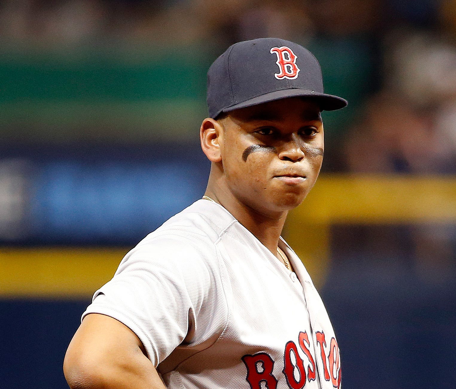 Red Sox third baseman Rafael Devers is batting .350 since his callup from the minors.