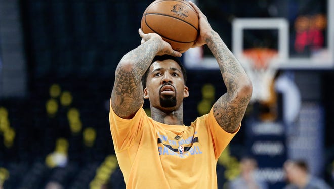 Denver Nuggets forward Wilson Chandler (21) is asking to be traded.