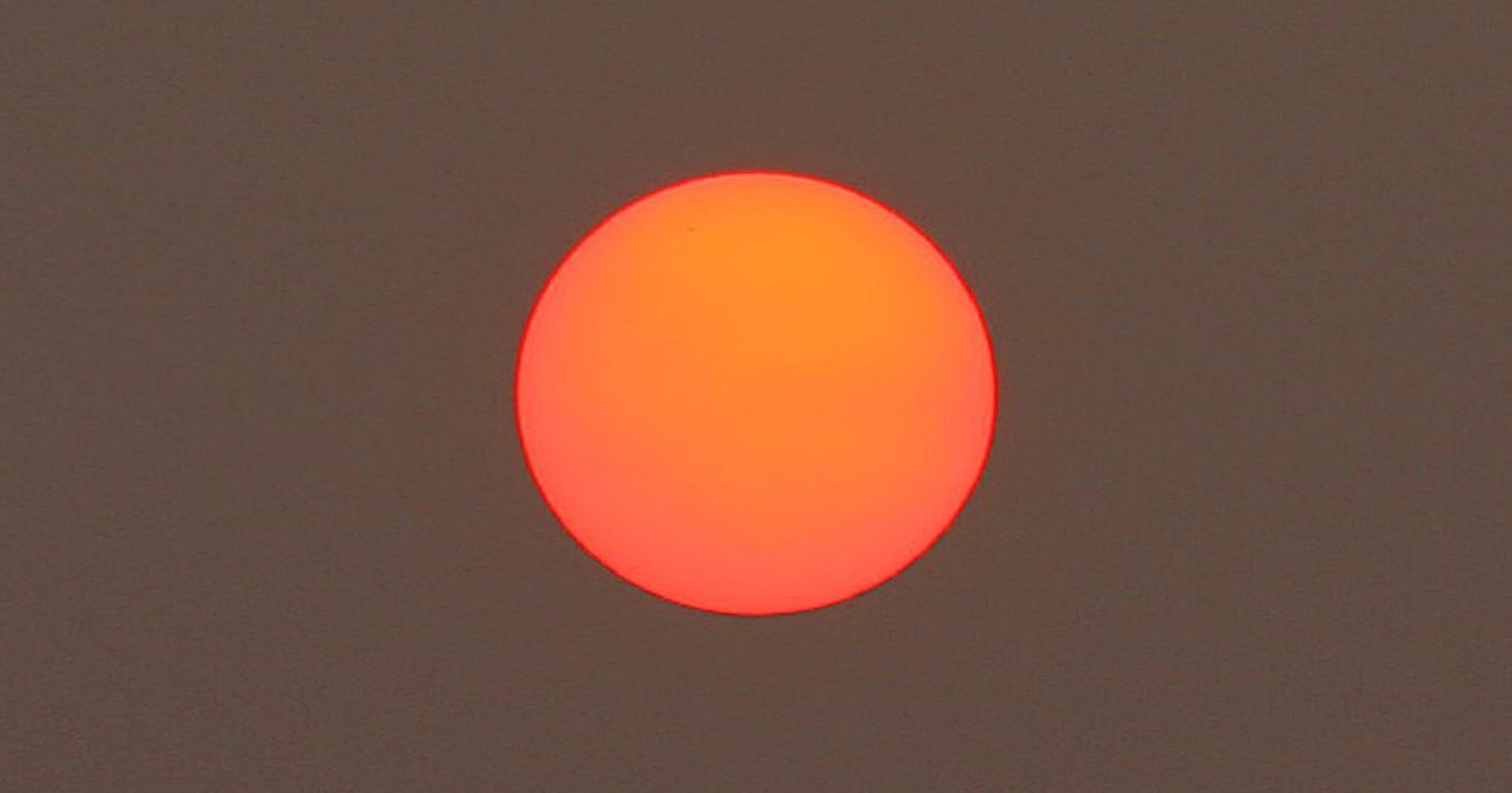 Question answered Why you might be seeing a red sun