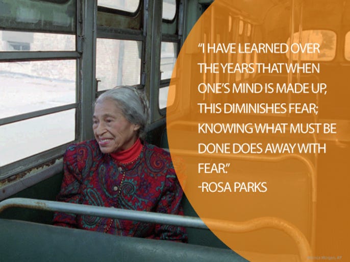 Quotes from famous American women Parks' refusal to move to the back of.