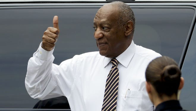 Bill Cosby arrives for another day of jury deliberations in his sexual assault trial in Norristown, Pa., on June 14, 2017.