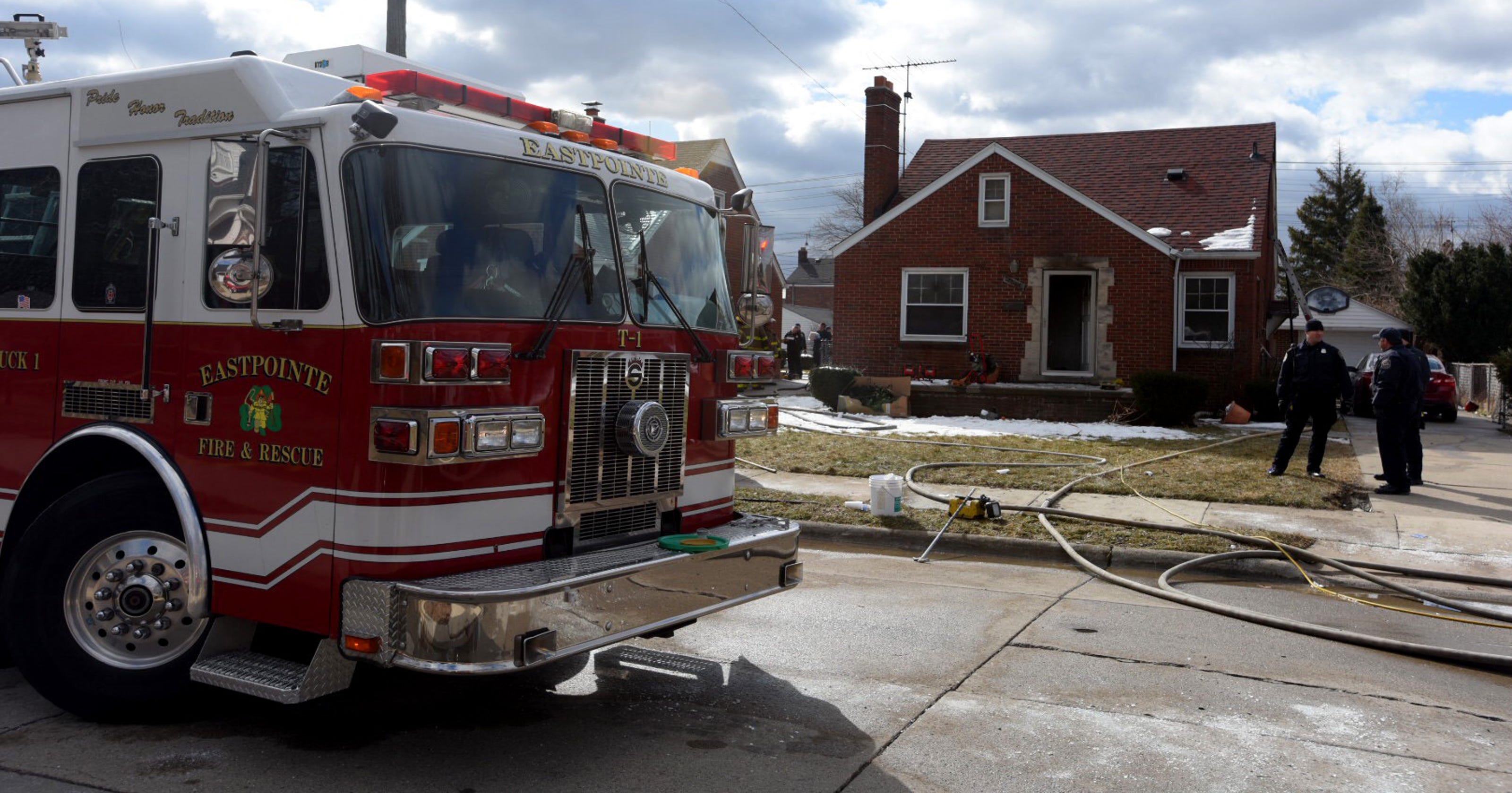 3 kids left alone die in Eastpointe house fire
