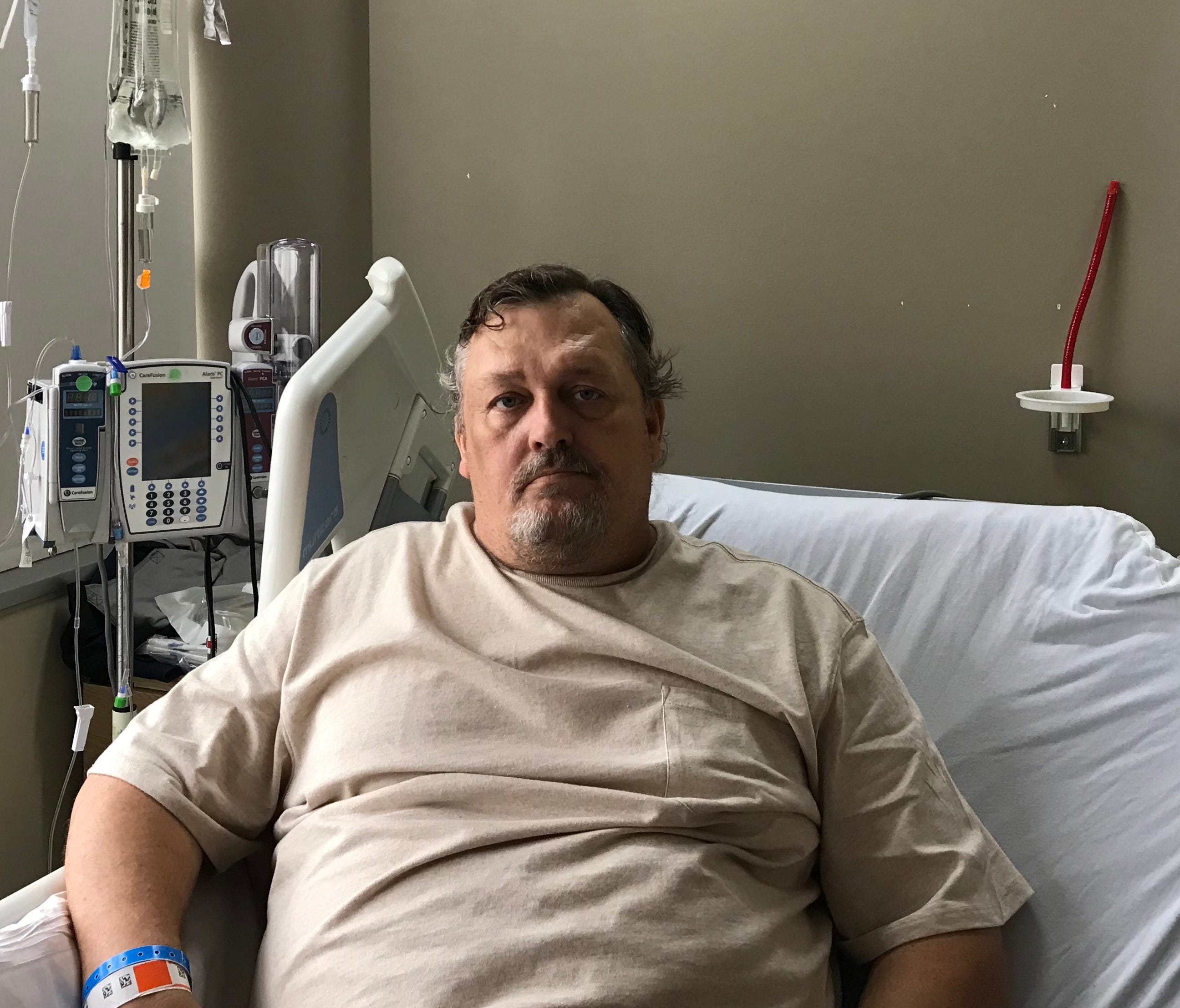 Troy McFadyen is at Mercy Medical Center in Redding recovering from wounds he received during a shooting in Rancho Tehama last week.