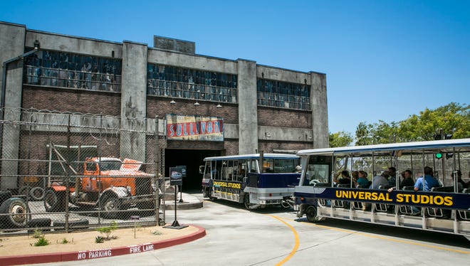 Fast & Furious Supercharged is the grand finale of the Studio Tour. Located on the legendary backlot, the high speed, 3D-HD ride features the characters from the Fast & Furious film series at high speeds and exhilarating thrills.