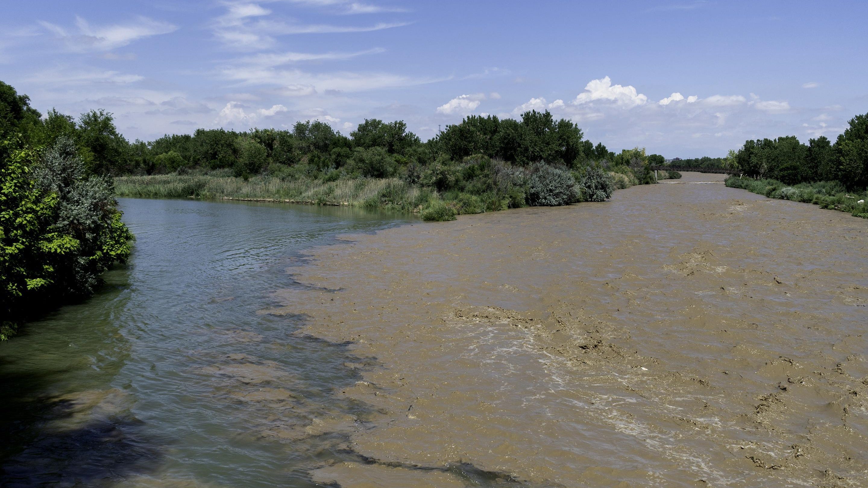 Here the Arkansas and Fountain Creek meet, showcasing their differences. That city, government clean water agencies, Pueblo County and a lower valley water conservancy district have decided how to solve their dispute in order to improve the quality of water flowing in the creek from the city into Pueblo County and eastward down the river.