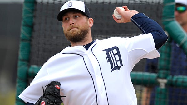 Ian Krol throws during practice on Thursday in Lakeland.