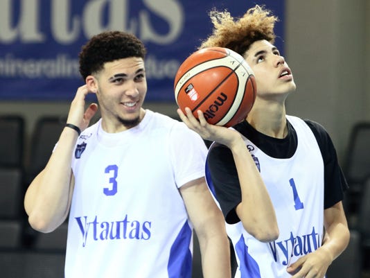 Ball brothers go scoreless in top-level debut in Lithuania